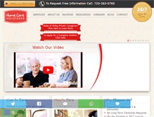 Tablet Screenshot of homecareassistancedenver.com